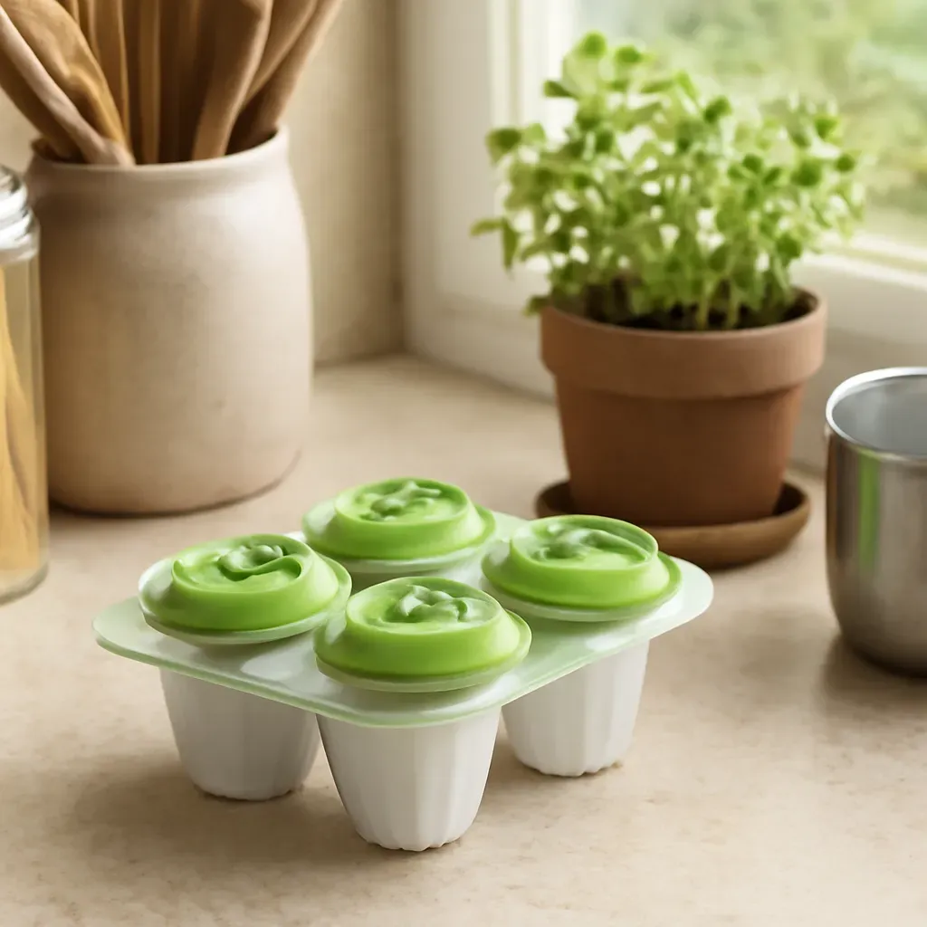 AI-generated editorial product photograph (not the exact linked listing) of indoor garden seed pod refills