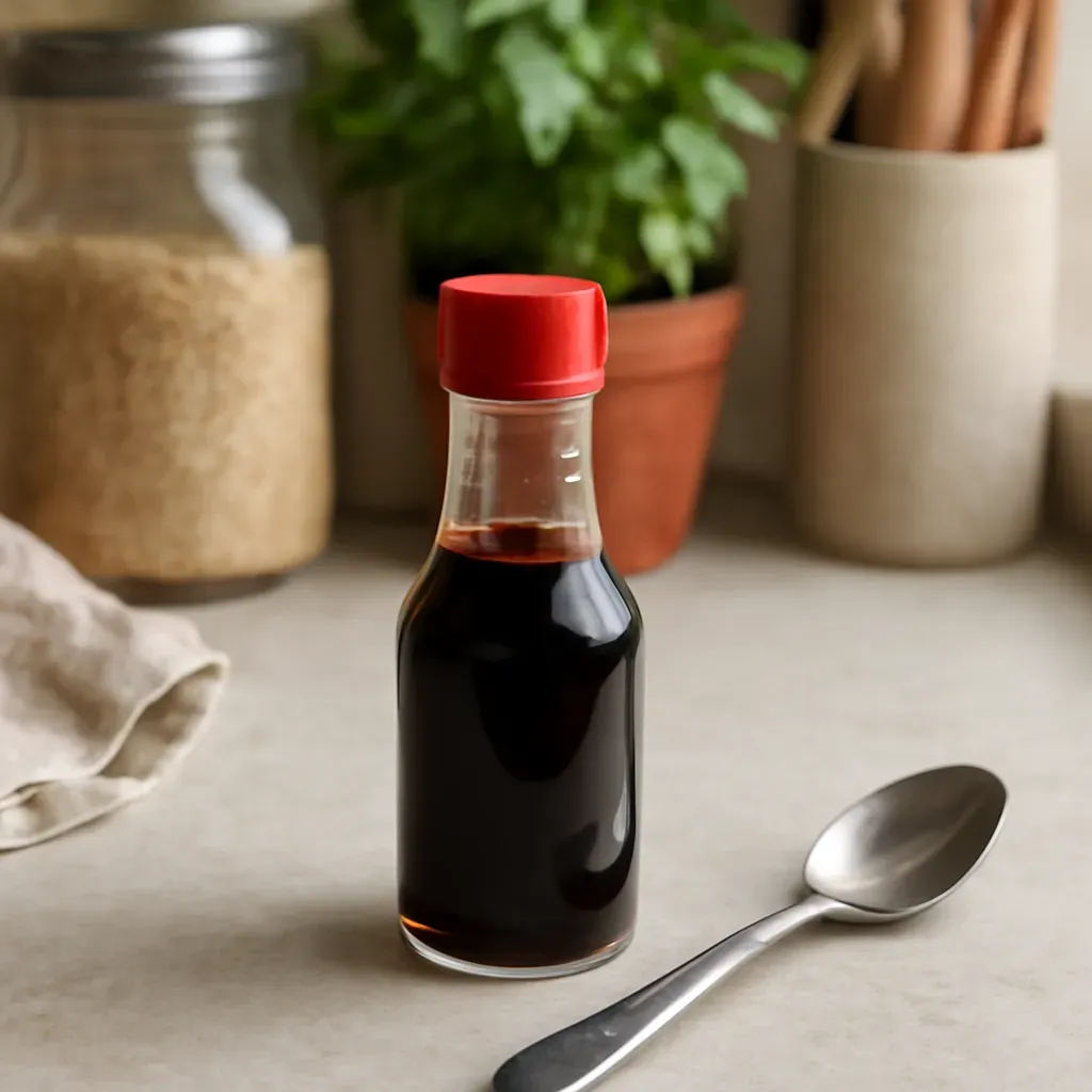 AI-generated editorial product photograph (not the exact linked listing) of thai seasoning sauce